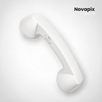 Novapix Bluetooth Retro Handset in White