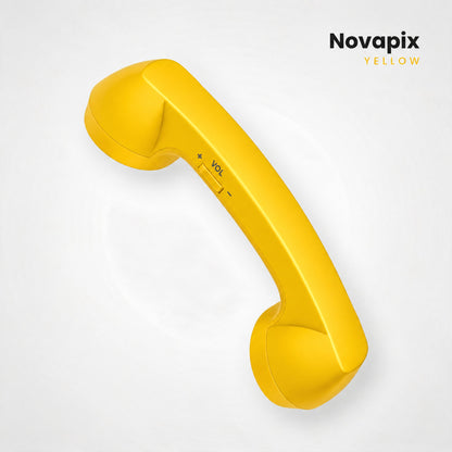 Novapix Bluetooth Retro Handset in Yellow